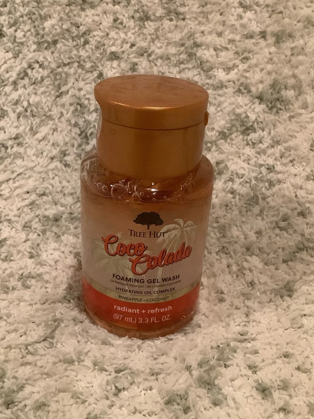 Tree Hut Scented Coco Colada Foaming Gel Wash Coconut Pineapple NWT 3.3oz